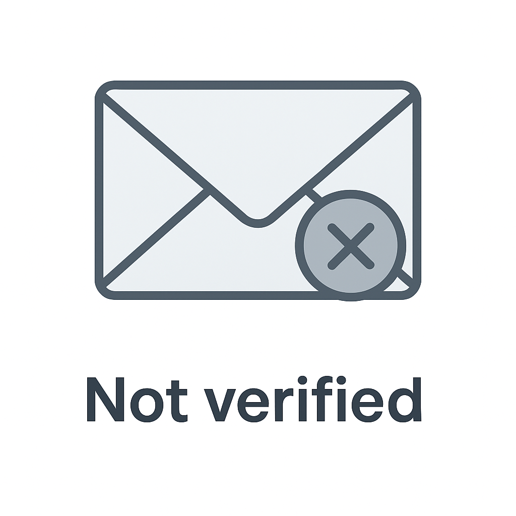 Email verification pending